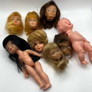 Vintage RARE Replacement Doll Parts